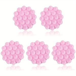 Silicone Suction Cup Phone Holder, 5 Counts Multipurpose Smartphone Suction Mount, Hands-free Mini Phone Suction Cup Mat for Car, Self-adhesive Suction Mobile Phone Holder, Universal Phone Accessories