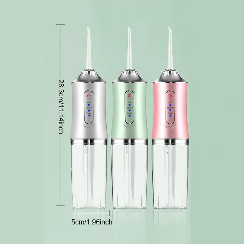 Comfort Electric Water Flosser Tools, 1 Set Durable Portable Rechargeable Oral Irrigator with 4 Multifunctional Nozzle, Personal Oral Care Tools, Daily Care Halloween Christmas Gift, Fall Essentials, Gift For Women Multicolor 5