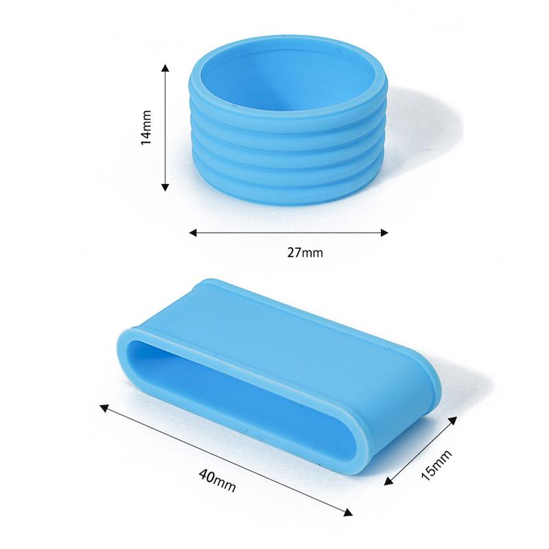 Băng Quấn Tay Cầm Mái Chèo Pickleball, 2 Chiếc, Tay Cầm Quay Overgrip Đàn Hồi, Chất Liệu Silicon, Vòng Chống Trượt, Thích Hợp Cho Vợt Bóng Bàn Cầu Lông, Phụ Kiện Pickleball 5