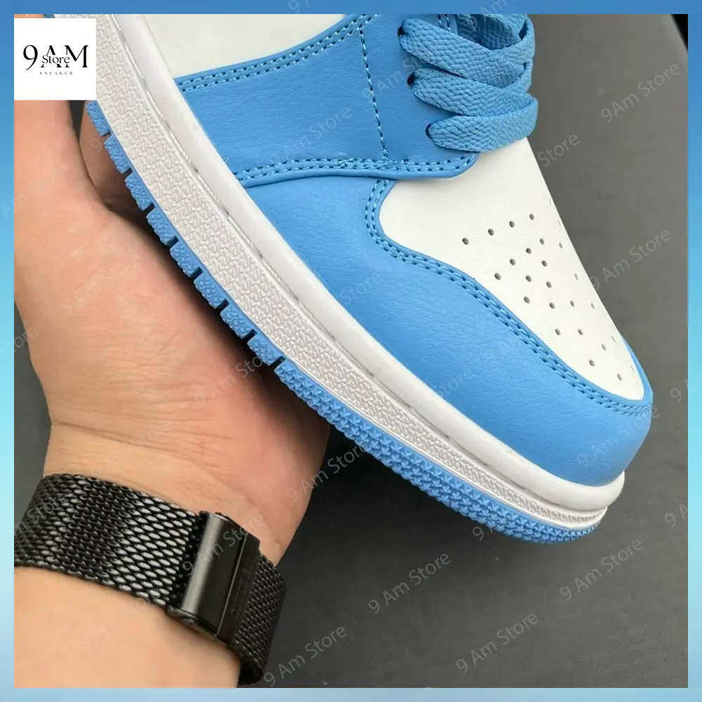 ( Đầy đủ lô go )  Giày Sneaker zóc đan full màu xanh dương hàng 1:1 quảng châu