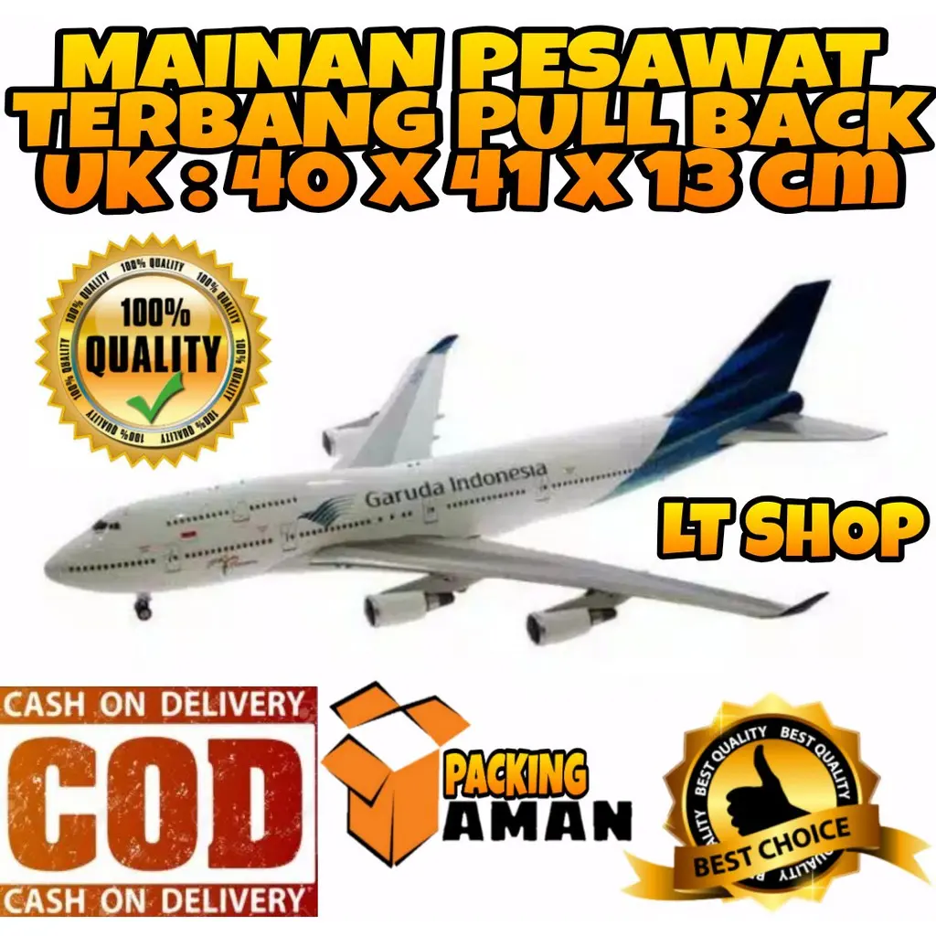 ( BISA COD ) PROMO WJS231 Mainan Anak Miniatur Pesawat Terbang Garuda Indonesia Citilink Batik Air Lion Air PULL BACK / Mainan Anak Laki Laki / Mainan Anak Perempuan SNI Murah