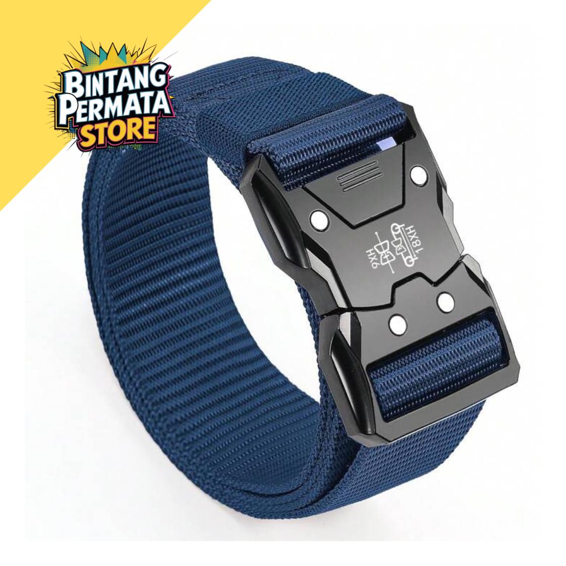 Sabuk Pria - Ikat Pinggang Tactical Nylon Kanvas Kepala fiber (BPS-SBK011) Sabuk Pria - Ikat Pinggang Tactical Nylon Kanvas Kepala fiber (BPS-SBK011)