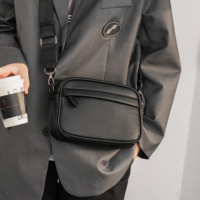 Product Introduction of Túi đeo chéo Học sinh caro cao cấp da loại 1 đẹp dẻo mịn F53 [Hình thật] Bag 13