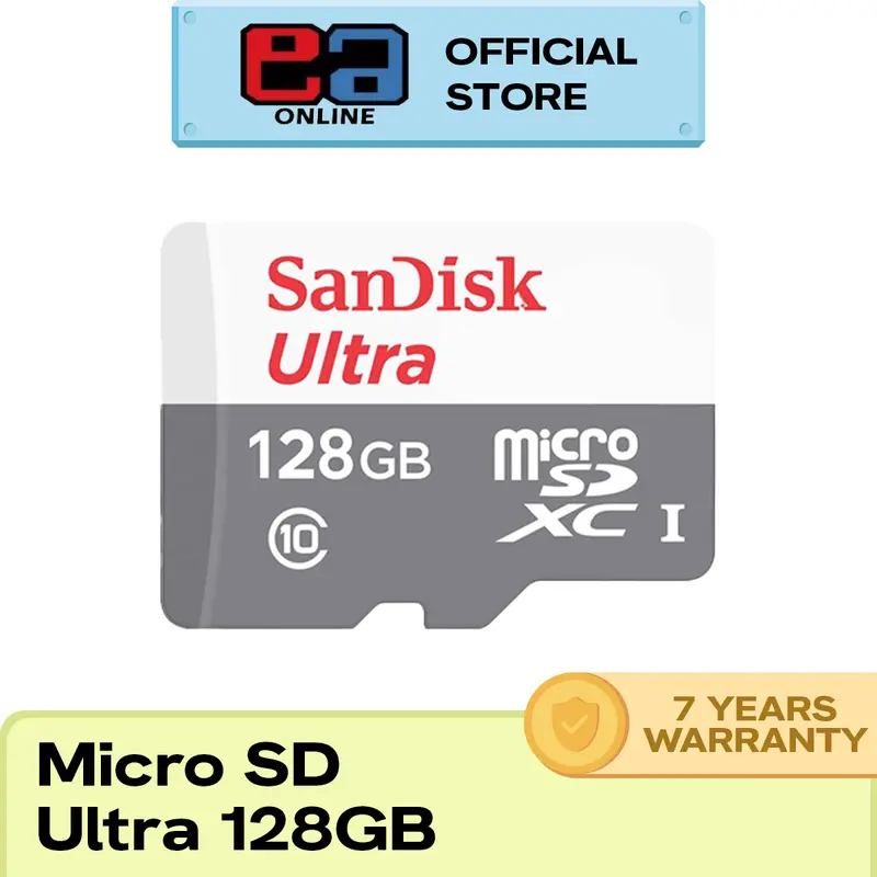 SanDisk Ultra 100MBps microSDXC Card Class 10 - 128GB - QUNR 1