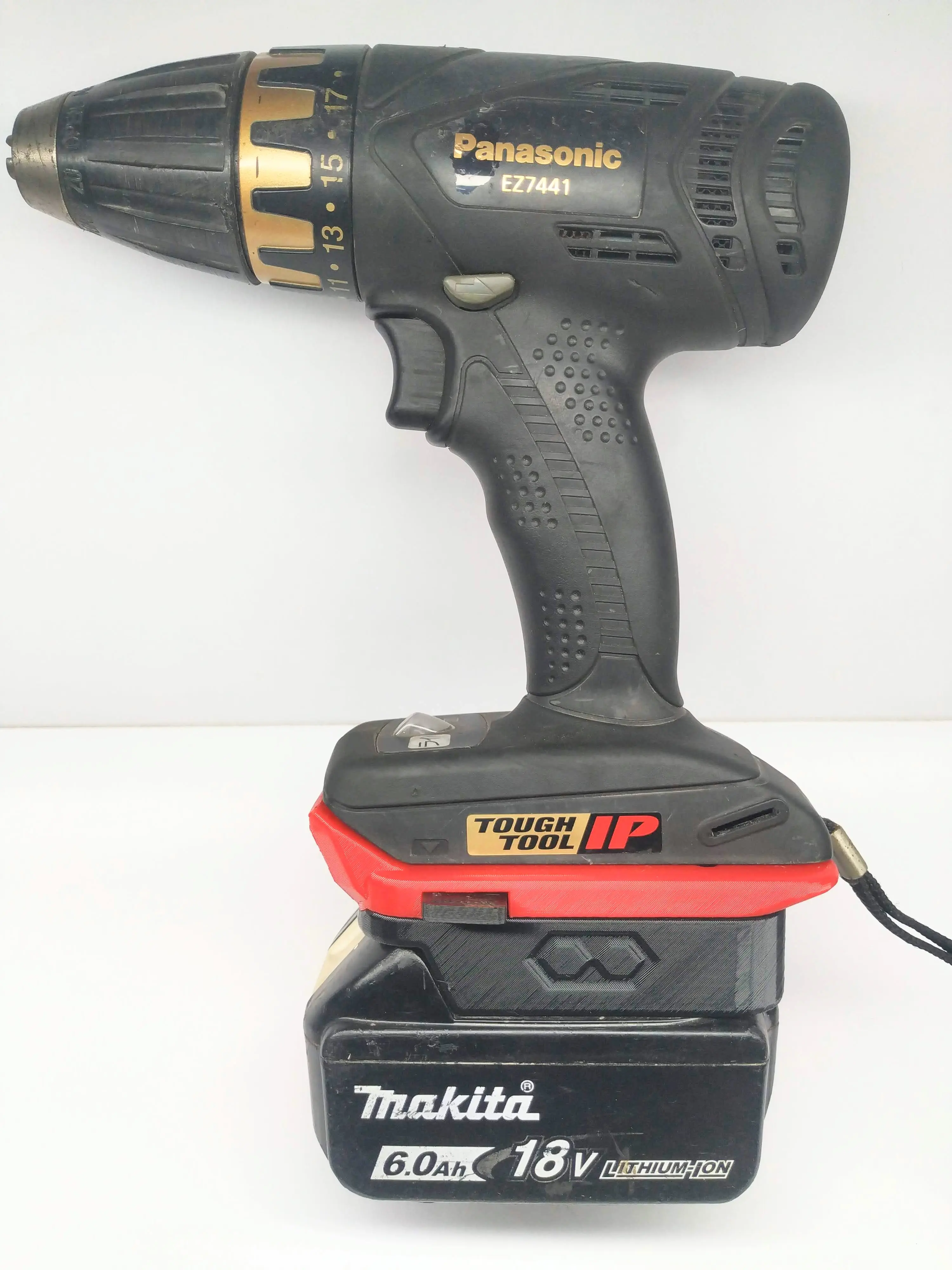 Đế chuyển pin MAKITA phổ thông 18v cho máy Panasonic National 14 18v