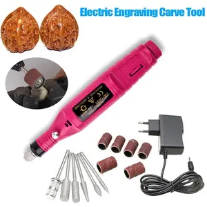 Bor Mini / Alat Ukir Grafir / Gerinda Listrik Mini / Pen Ukir / Pedicure Manicure Machine Set/mesin bor mini/ Mesin Bor Gerinda Mini Drill IC EMMC/Set Mini Grinder/Alat Ukir Grafir PCB Bor Mini