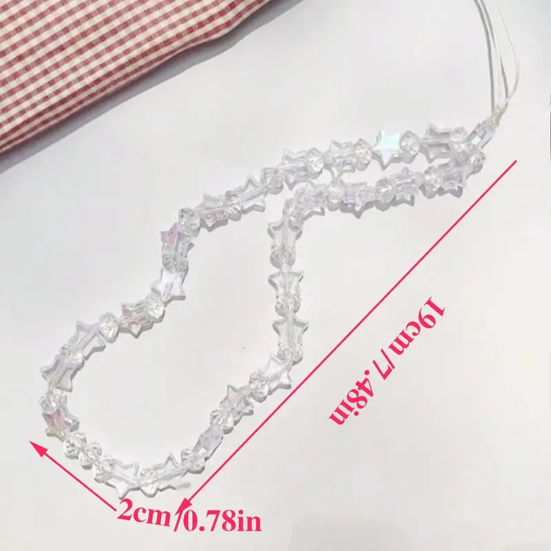 Cute Star Design Phone Chain, Fashionable Phone Lanyard, Anti-lost Phone Strap for Women & Girls, Mobile Phone Decoration Accessories 1