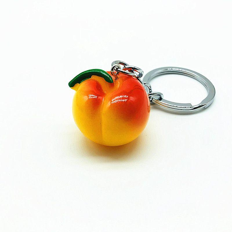 Dây Chuyền Chìa Khóa Trái Cây Resin Sáng Tạo, Phong Cách Trung Quốc Mới, Thiết Kế Cherry, Nhân Vật Dễ Thương Và Đơn Giản, Thích Hợp Làm Đồ Trang Trí Túi Học Sinh, Bán Chạy 2