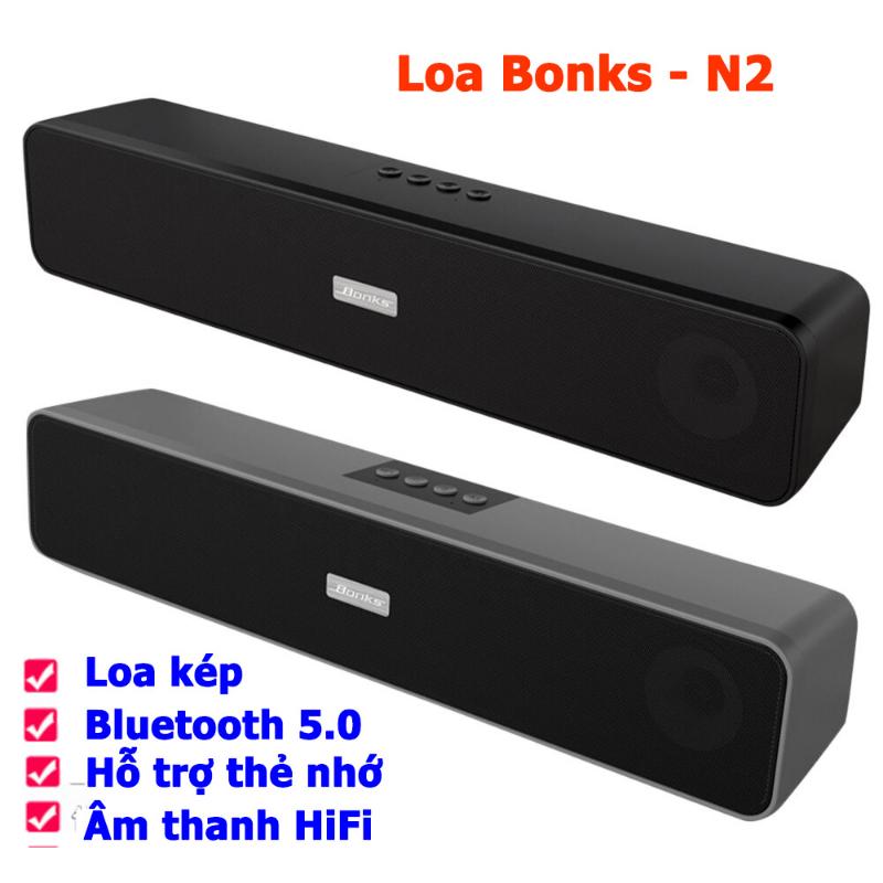 Loa Bluetooth 4 trong 1 Bonks N2 - âm thanh vòm 6D Siêu Trầm Siêu Bass