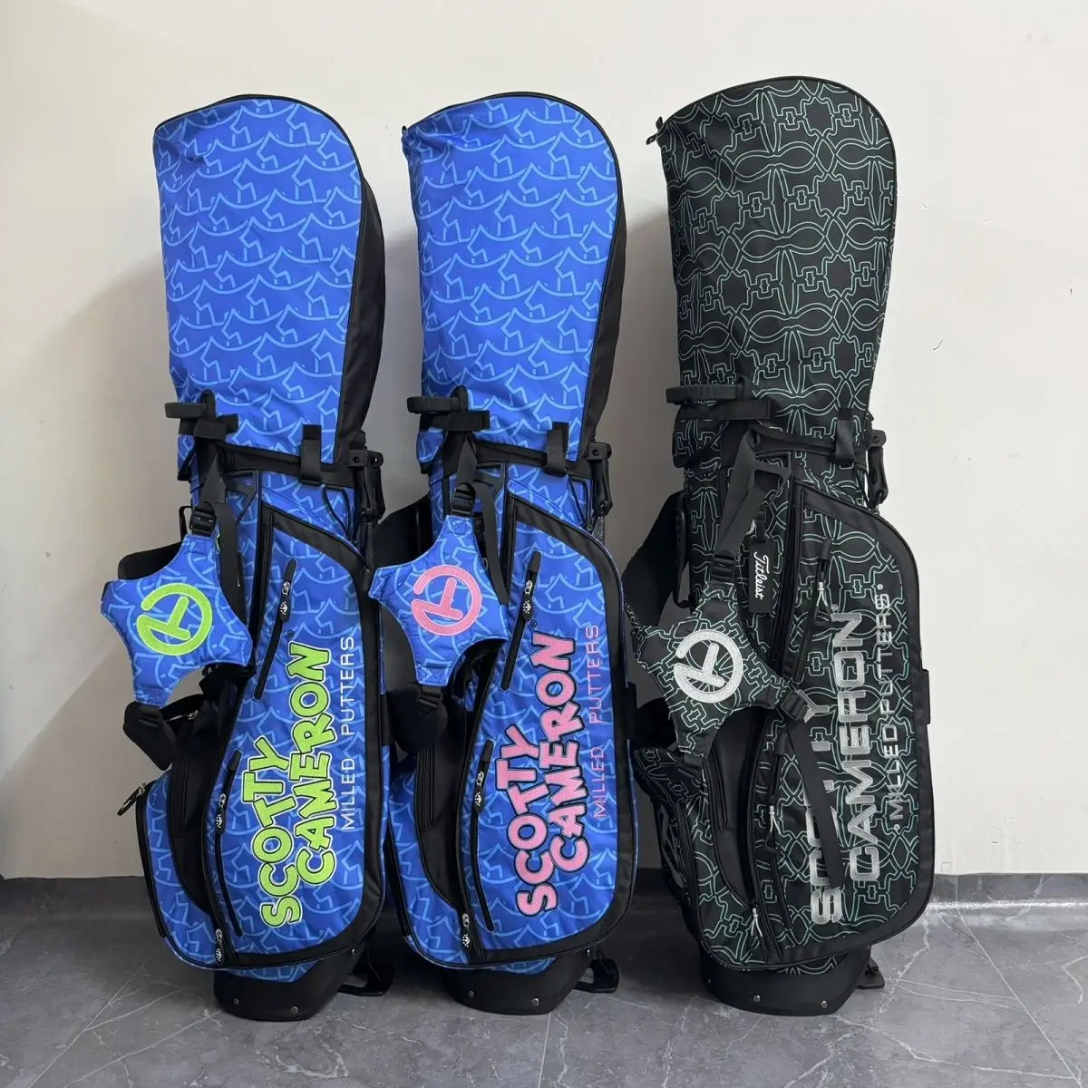 Túi Đựng Bóng, Phong Cách Hàn Quốc Mới, Thích Hợp Cho Nam Và Nữ, Giá Đỡ Golf Người Hát Pony, Không Thấm Nước, Có Sẵn Trong Kho (Cameron), Qb24084