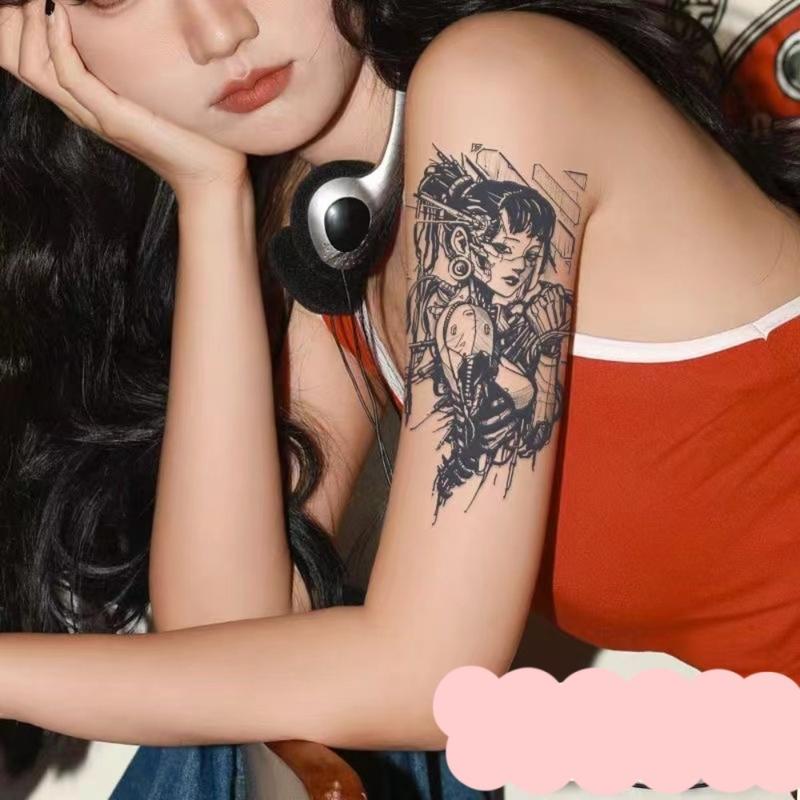 Product Introduction of Herbal Tattoo Stickers Flower Arm Tattoo Stickers New Ins Wind Tattoo Stickers Waterproof Men and Women Long-lasting Temporary Tattoo Stickers Waterproof Sweat Realistic Semi-permanent Tattoo Stickers Color 26
