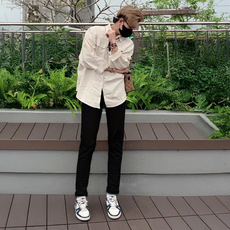 Quần jean nam trơn không rách màu đen chất bò đẹp co dãn tốt 4 chiều Có Túi form dáng skinny boy phố QD20 Menswear Pants TCS Trùm Chuyên Sỉ