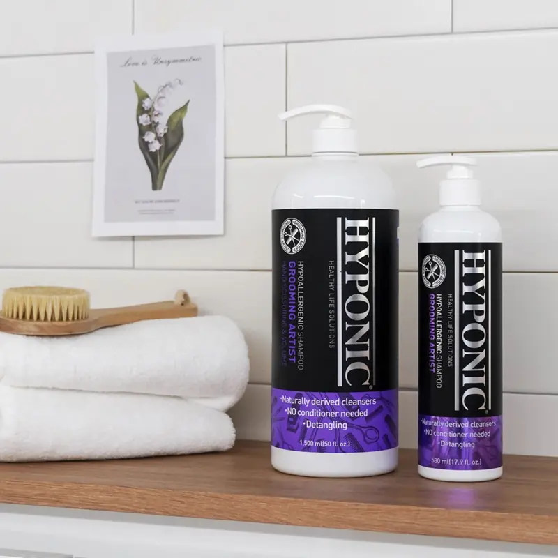 Sữa tắm cho chó cao cấp HYPONIC Grooming Artist, làm dày & phồng lông (dành cho tiệm spa thú cưng) 5