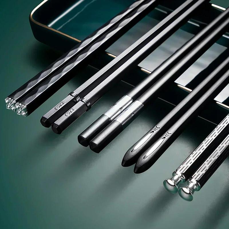 5Pairs Non-Slip Chopsticks Home Japanese Hotel Restaurant Portable Healthy Food Stick For Sushi Chopsticks palillos chinos 2