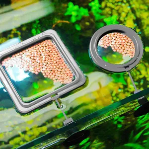Tempat Makan Ikan Aquarium Fish Feeding Ring Floating Feeder