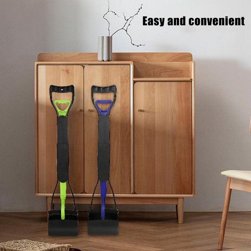 slolbut- Family-friendly Dog Pooper Scooper 28 Pooper Scooper for Dogs No Touch Pickup Tool for Medium Small Dogs Non-breakable Folding Design for Lawn Grass Dirt Gravel Easy 1