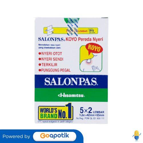 Gambar SALONPAS KOYO 5 X 2 BOX 10 SACHET dari Apotek Potenza Jakarta by GoApotik Kota Administrasi Jakarta Selatan Tokopedia