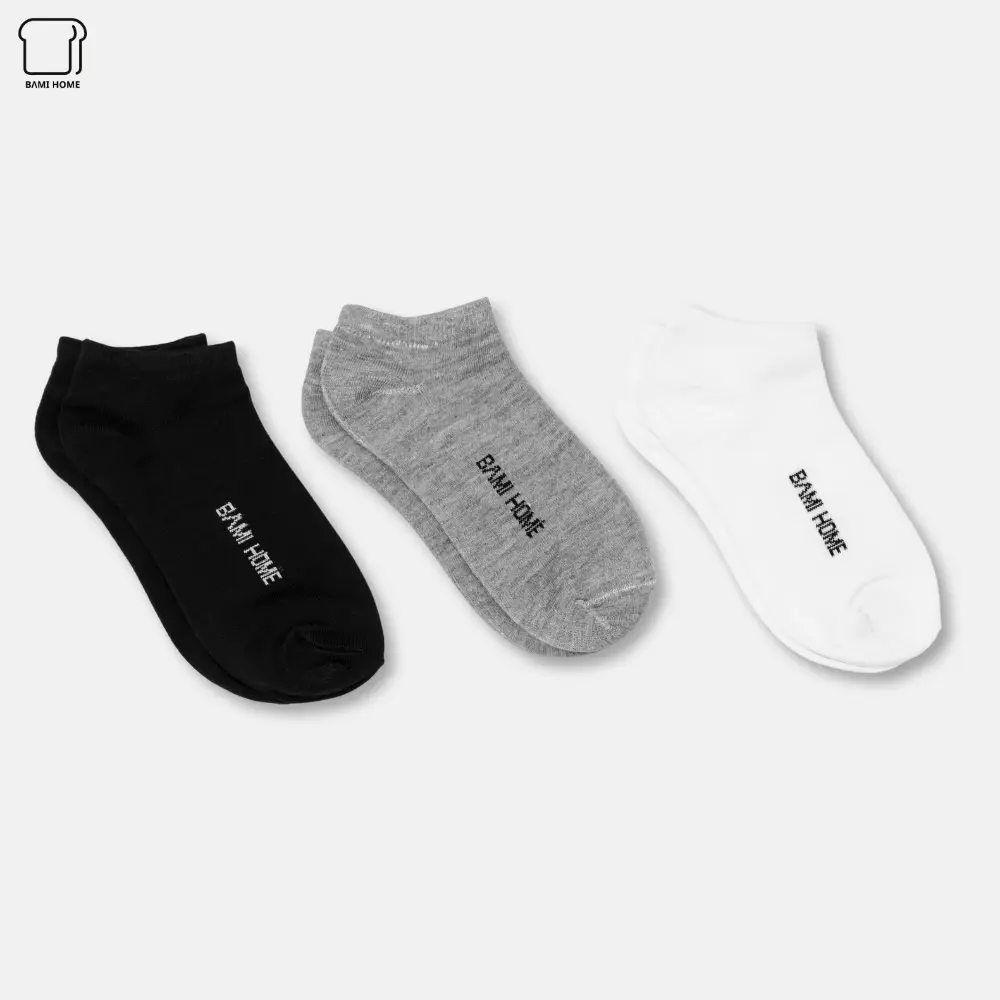 Tất cổ ngắn ngẫu nhiên vải PE kháng khuẩn - thương hiệu BAMI HOME T01 Nam Menswear Nam Nhung