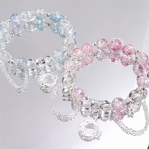 【TERANGID】Gelang Peri Super Manis Gelang Kristal Putri Duyung Gelang Sahabat Wanita Niche Serbaguna