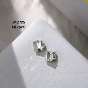 SULLMAR ACCESSORIES CHARM DIAMOND STACK FOR WEDDING NAIL HIASAN KUKU ISI 2PCS