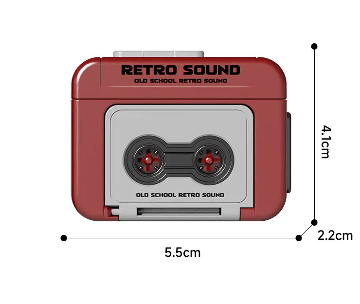 Móc Khóa Máy Cassette Cổ Điển Có Ghi Âm - Quà Lưu Niệm Cho Nữ - Women móc  khoá  vô  tri  độc  lạ móc  khóa  capybara  mini 2