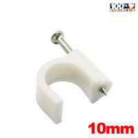 Gambar Klem Kabel Putih Dengan Paku Beton - Isi 25 Pcs - 4 MM dari Vetto Indonesia Kota Tangerang 2 Tokopedia