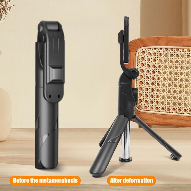 Gậy Chụp Ảnh Tự Điều Khiển Từ Xa Bluetooth Điện Thoại Di Động, Tripod Có Thể Gấp Gọn Cầm Tay Giá Đỡ Điện Thoại Di Động Đa Năng Thông Dụng Giá Đỡ Nguồn Sáng Phụ Làm Đẹp, Tích Hợp Tính Năng Chụp Ảnh Tự Selfie Phụ Kiện Titan Phone 5