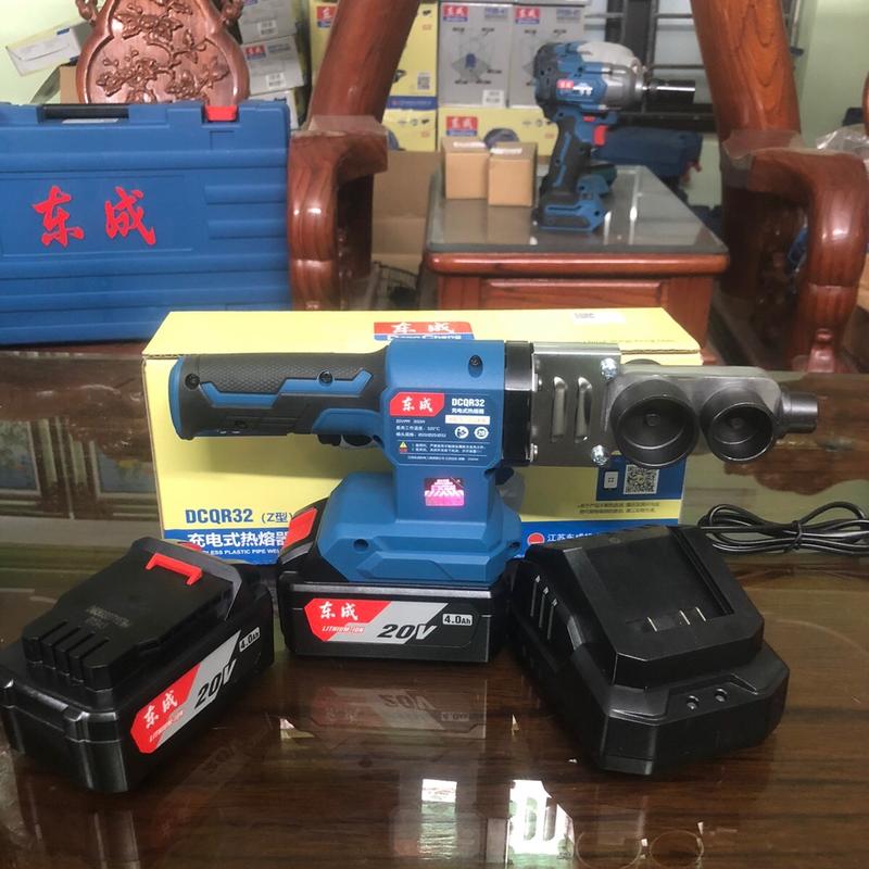 Máy hàn ống ppr pin dongcheng 20v DCQR32 chính hãng sử dụng pin dongcheng DCA