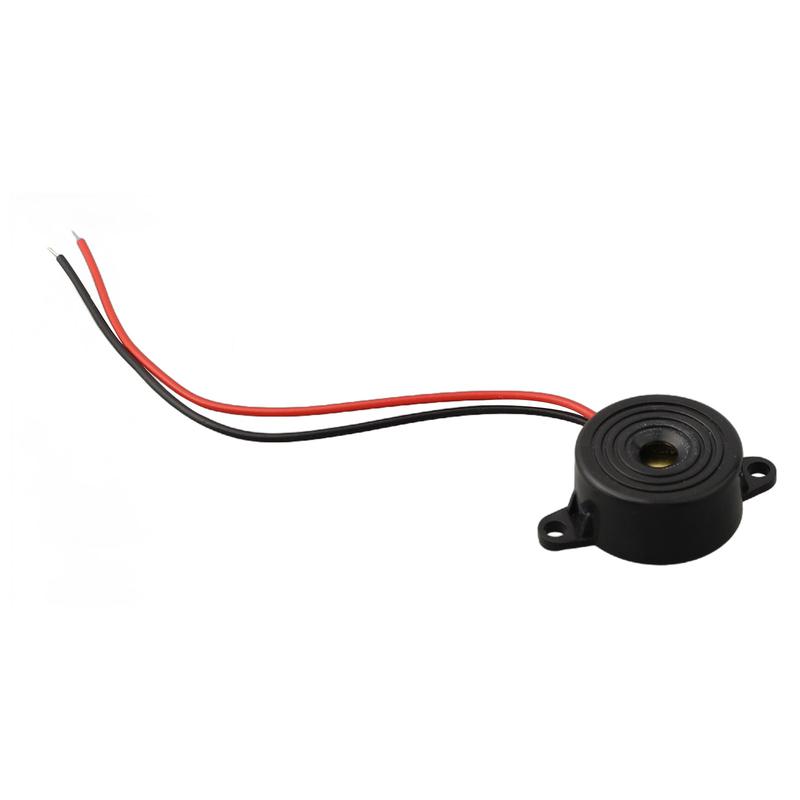 DC 3-24V Electronic Buzzer Small Enclosed Piezo Electric Beeper with Wires 5