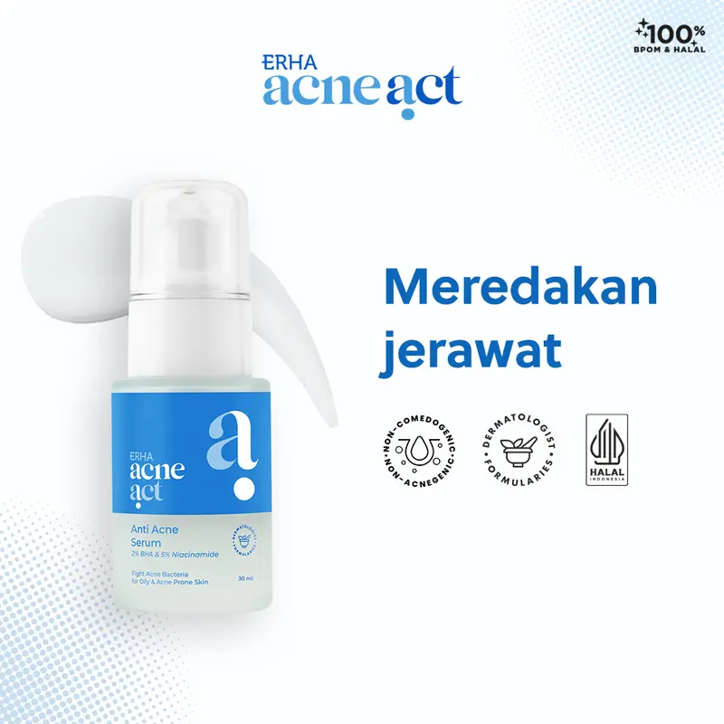 ERHA AcneAct Anti Acne Serum 30ml - Serum Kulit Berminyak 2