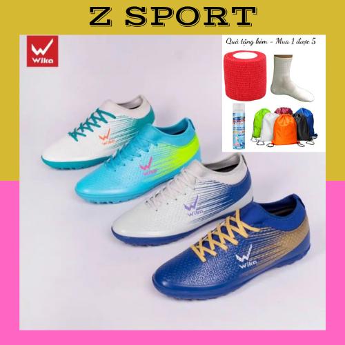 Giày Đá Bóng Wika Flash Tặng [TÚI RÚT+TẤT+Bình xịt khử mùi+Băng cuốn chân] Chính Hãng, giày bóng đá sân cỏ nhân tạo,giày đá banh chính hãng khâu đế và bảo hành 3 tháng