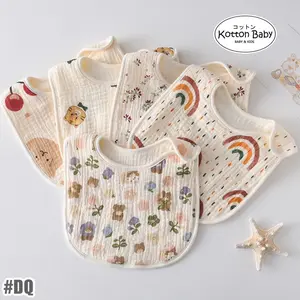 Premium BIB SLABBER BUNGA BAYI SET CELEMEK TATAKAN LIUR ANAK catalog DQIN DQ