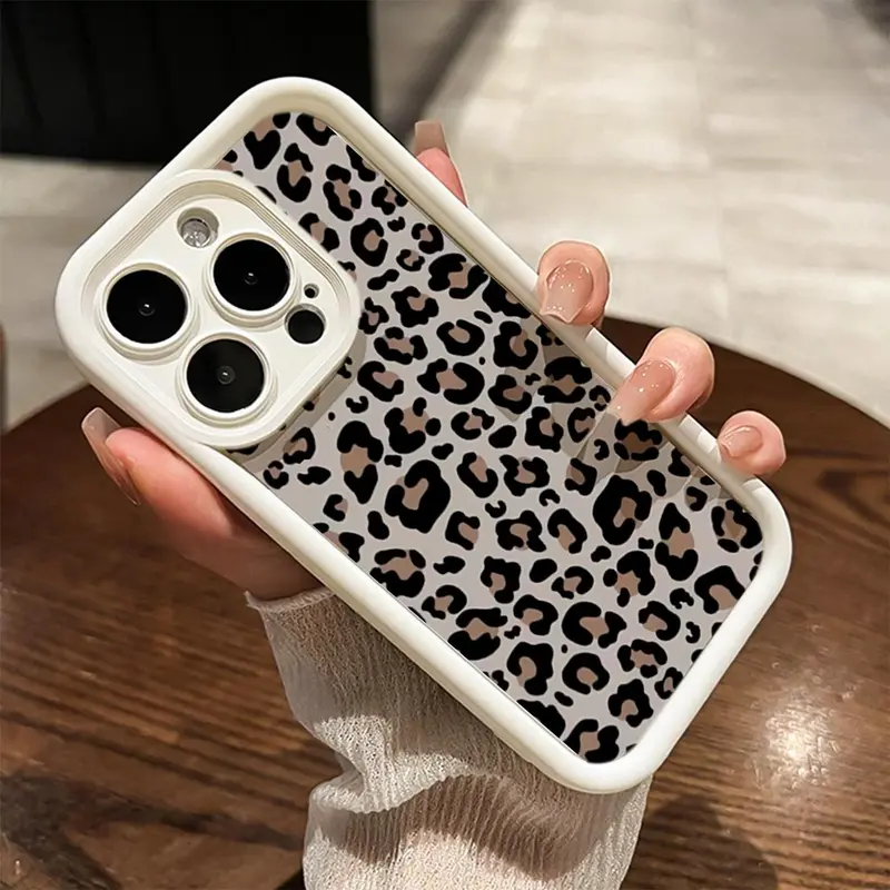 Fashion Leopard-pattern Phone Case, Anti-drop Cellphone Protective Case, Total Protective Shockproof Mobile Phone Cover for iPhone 1