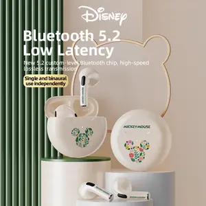 In-ear nirkabel DISNEY F9 Bluetooth 5.2 tahan air dan peredam kebisingan