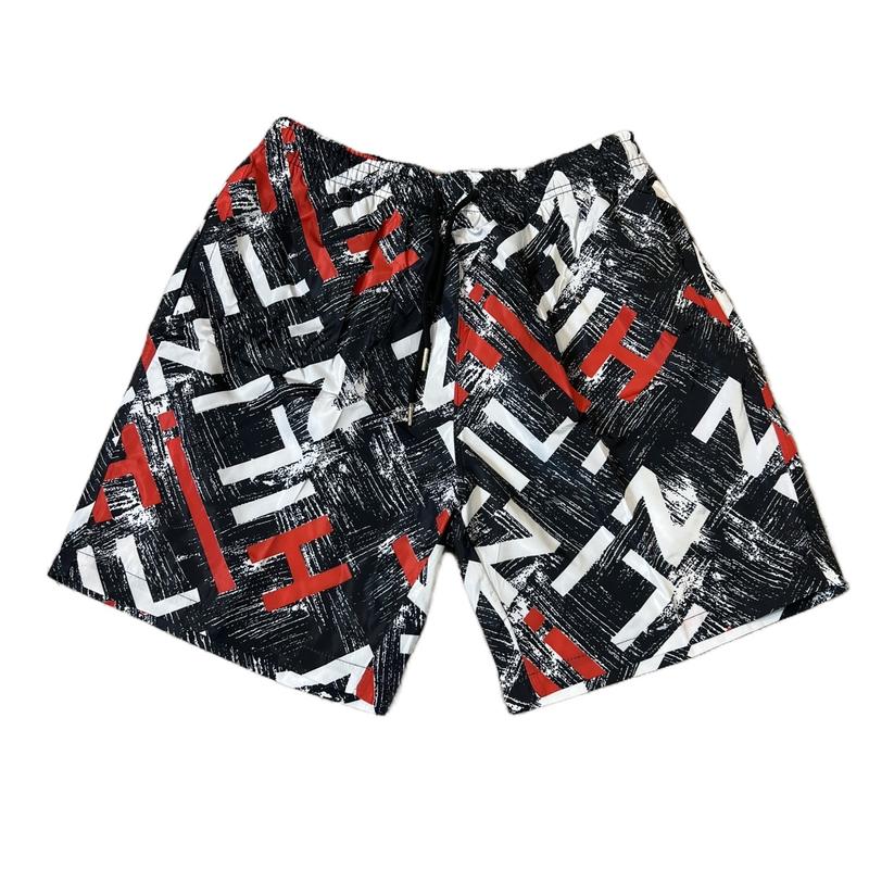 Quần short gió  đùi nam hoạ tiết chữ H chất liệu vải dù túi quần có khoá kéo và có 3 túi size từ 40-80kg của nhà DUMIMAN Menswear Nhung