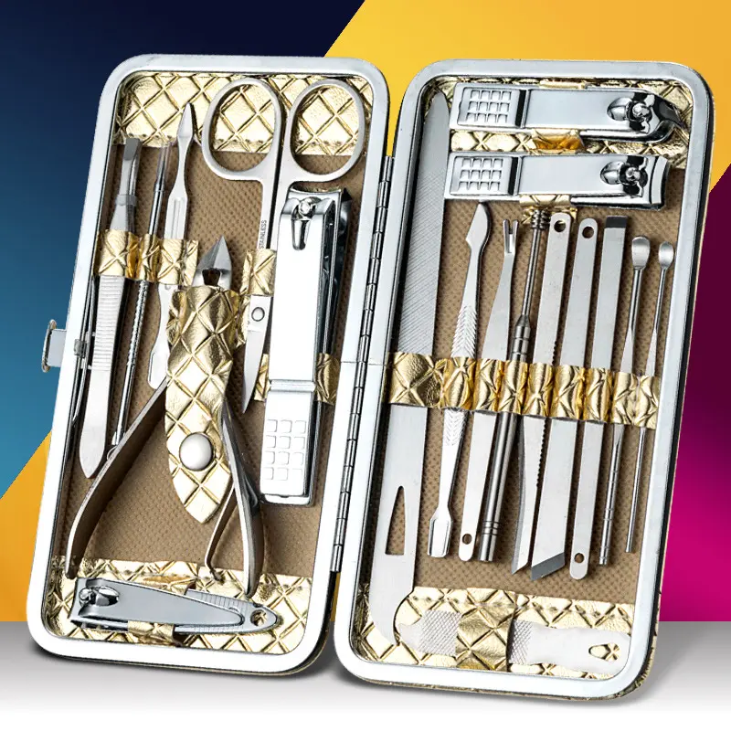 Nail Scissor Set Household Stainless Steel Ear Pick Nail Clippers Manicure Tools Pedicure Nail Clippers Single Type grinder Nail Care Color Nail Art Cutics
