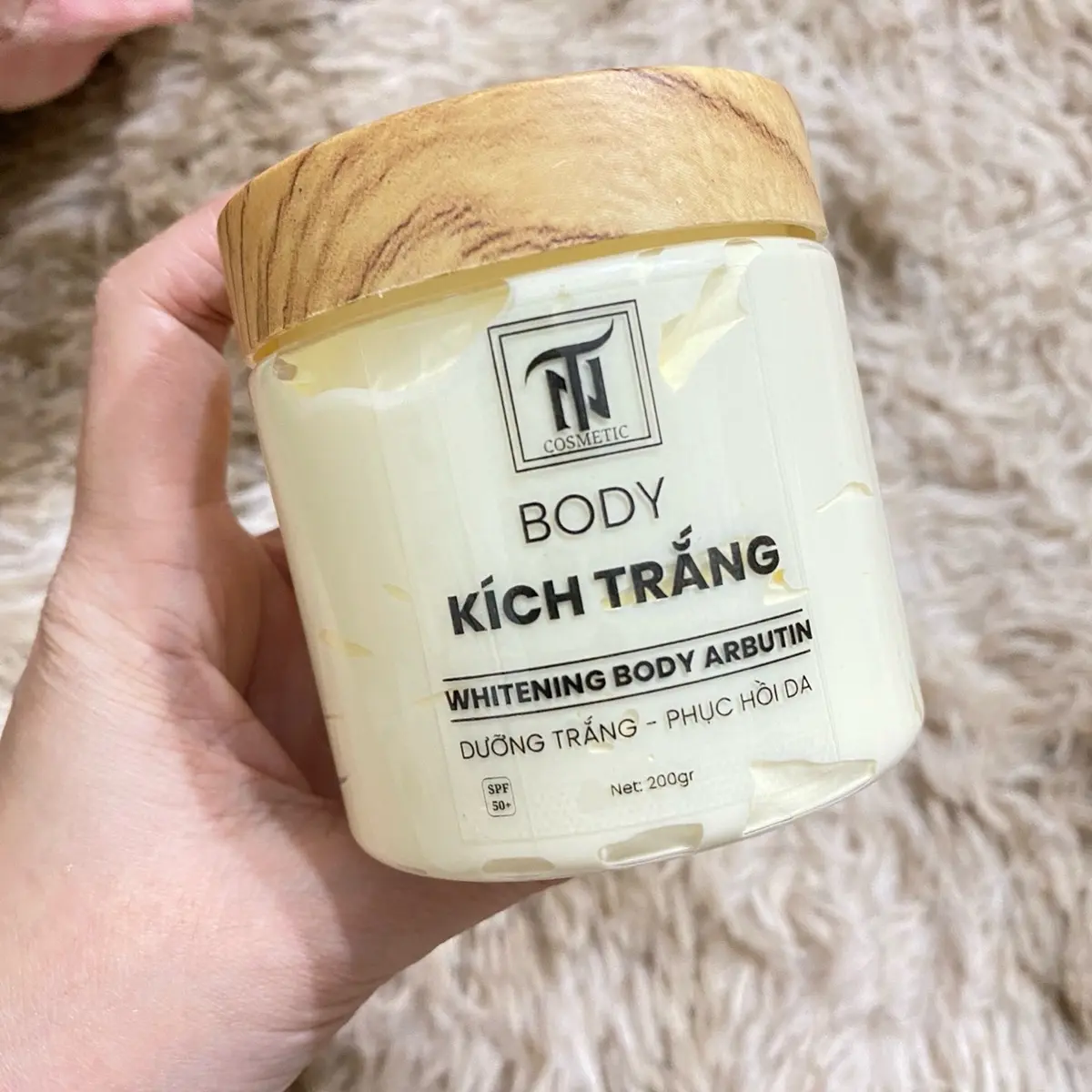 Kem Body Kích Trắng Phô Mai Dẻo Dưỡng Ẩm Dưỡng Trắng SPF 50+ Phục Hồi Da Chống Nắng - Dưỡng Body, Làm Đẹp Da Nữ