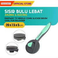 Gambar Tomcat Slicker Brush Oval Fur  Releaser/ Sisir Bulu Anjing Kucing Hewan - Sisir Bulu Anjing Kucing Hewan dari M-Pets Volk Pets Indonesia Kota Tangerang 5 Tokopedia