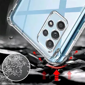 Samsung Galaxy M54 | M34 | A54 | A34 | A24 | A14 | M14 | M23 | A23 | A13 4G A33 | A53 | A73 5G | A32 | A52 | A72 4G 5G | A52S Case Transparant / Clear / Casing kekinian / Anti Yellowing / Original Bahan Tebel / Bukan yang Murahan Layar