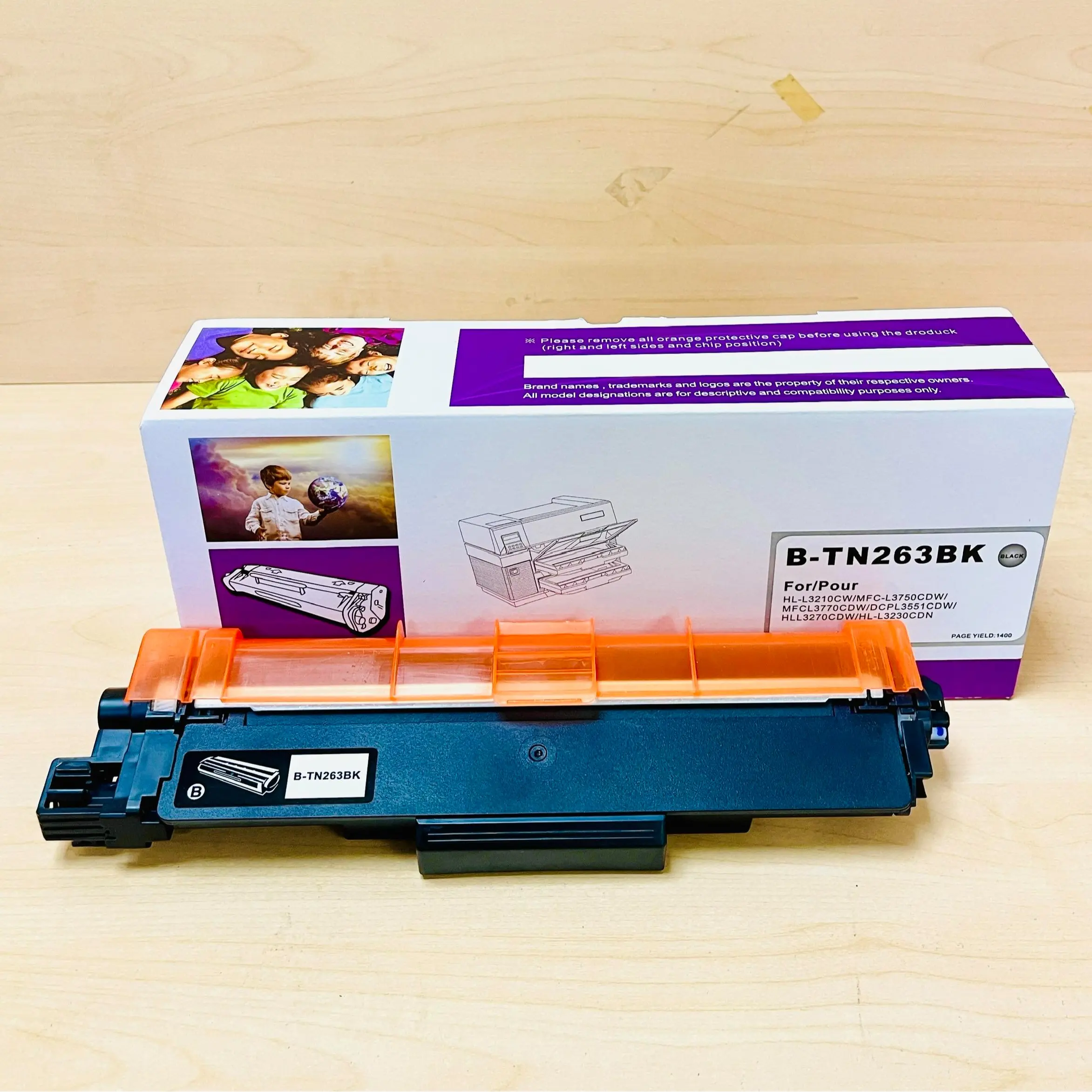 Hộp mực TN263 dùng cho máy in Brother HL-L3230CDN hàng nhập khẩu nguyên hộp CHẤT LƯỢNG IN ĐẸP GIÁ RẺ