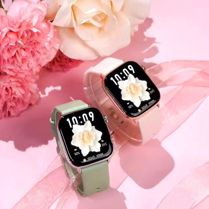 [2Dây+VòngTay] Đồng Hồ thông minh Smartwatch.F3 mini Màn Amoled Size 36-39mm cho nữ tay nhỏ Nghe gọi bluetooth nhận tin nhắn +Dây phụ