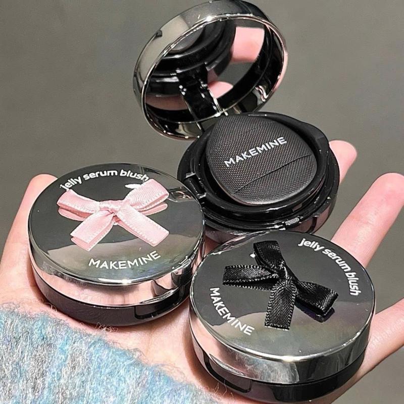 Má Hồng Cushion kem MAKEMINE Jelly Serum Blush Niacinamide má dạng kem make mine Make03 Trang Điểm cosmetic Mỹ Phẩm