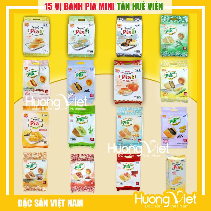 Bánh pía kim sa Tân Huê Viên TÚI 12 BÁNH, bánh pía Sóc Trăng, bánh pía mini gồm 19 vị