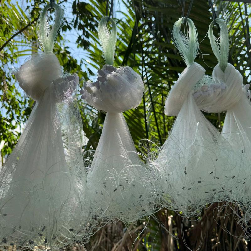   TƯỜNG VI  LƯỚI LÒNG TONG LÌM KÌM CÁ KÈO THẢ NỔI DÀI 30M CAO 50CM CHÌ NHẸ 1 MÀNG. 