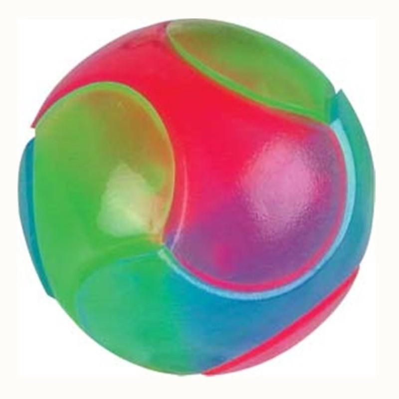 Product Introduction of thingin Puppy Interactive Dog Chew Toys Flash Bouncing Ball Squeakers Bite Resistant Toy LED Dog Balls Pet Supplies Ball Flashing Elastic Ball Children 18