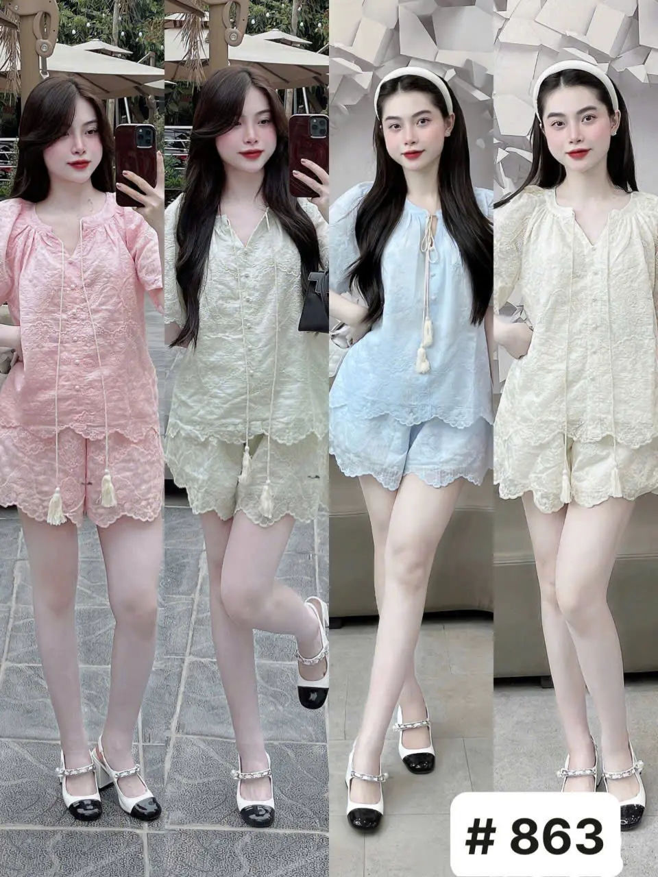 SET TƠ TAY NGẮN 4 MÀU(063)
