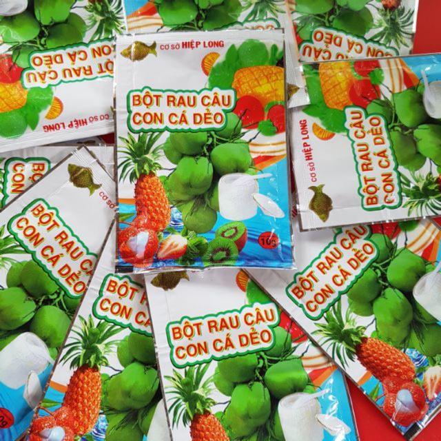Bột Rau Câu Con Cá Dẻo Hiệp Long tiện dụng