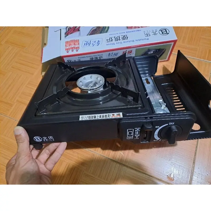 Bếp Gas Mini Loại Cao Cấp Chống Cháy, Thép Không Rỉ Đầu Lò Nhôm Chịu Nhiệt Độ Cao bếp  gas bếp  gas 3