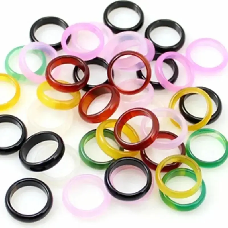 Vòng Tay Đá Chalcedony Mã Não, Dành Cho Nữ, Đá Ngọc Bích Băng Cao, Tự Nhiên 3