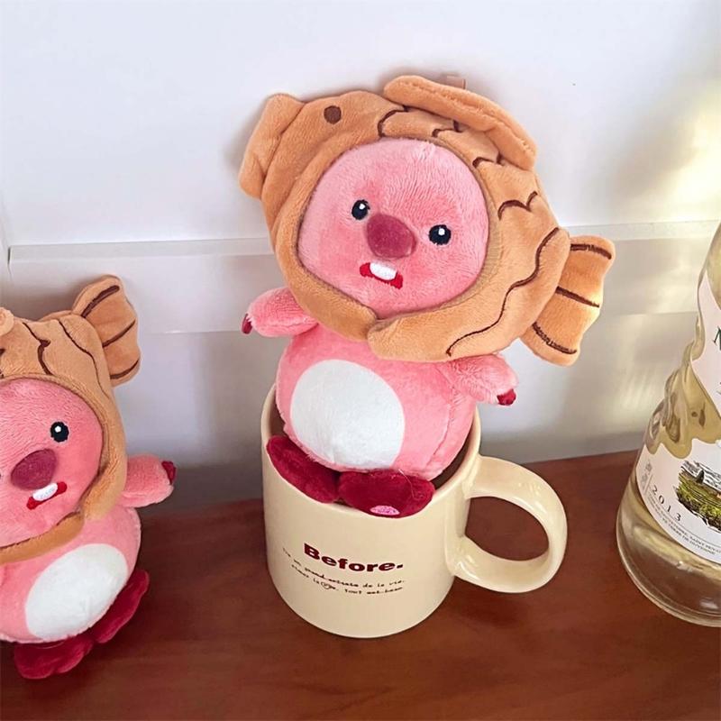 Gấu Bông Hải Ly Móc Khóa Loopy Hồng Ngủ Cosplay Thỏ Pororo Chính Hãng Mini Cute Blox Fruit Capybara Jellycat Giá Rẻ Thú Bông Thú Nhồi Bông Toy Đồ Chơi